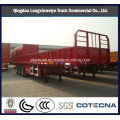 Tri semi-remorque de camion de cargaison de mur latéral de compartiment d&#39;axe tri